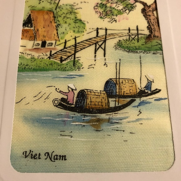 Vintage Set of cards with envelope silkscreen - Picture 2 of 8